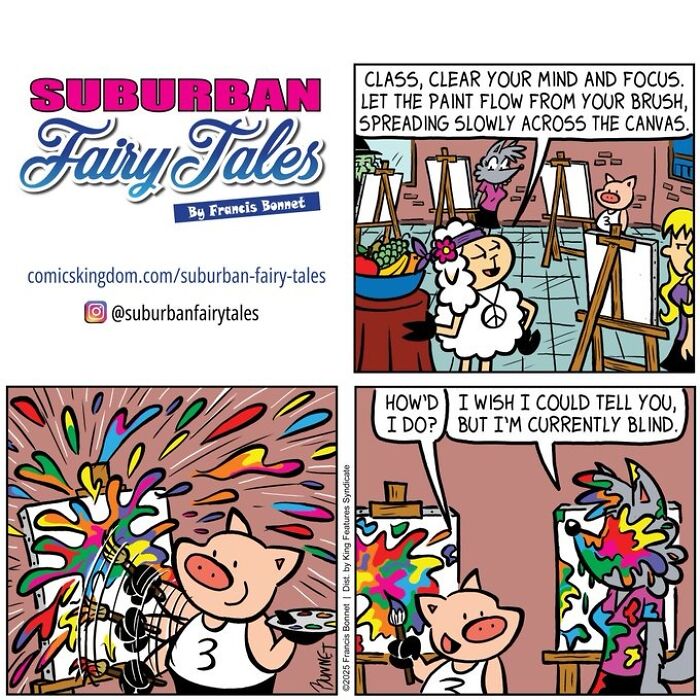 30 Funny Comics From ‘Suburban Fairy Tales’ That Put Classic Characters In Awkward Modern Situations