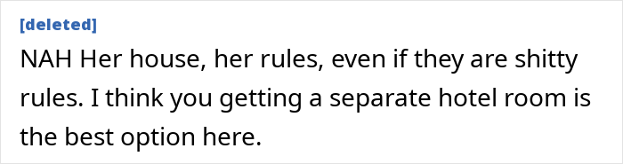Woman Refuses To Stay With Parents After They Ban Her From Sharing A Room With Her Partner