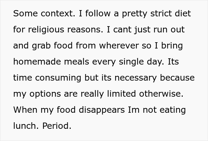 Office Food Thief Makes Coworker Miserable By Stealing Their Food, Faces Karma One Fine Day