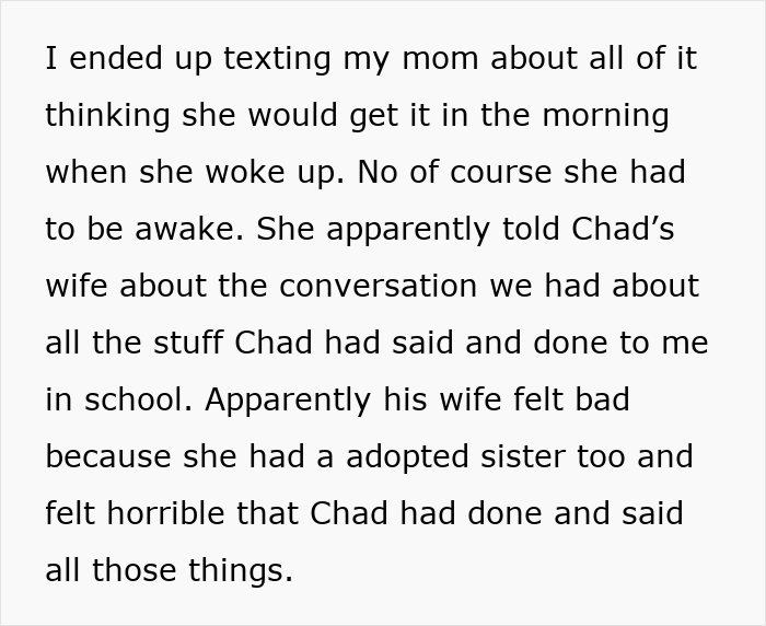 Toxic Bro Torments Adopted Sis For Years, She Gets Last Laugh After Being Asked To Babysit His Kid