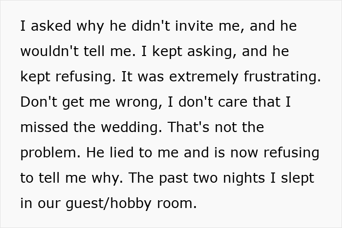 GF Catches BF In A Small Wedding Lie And Pulls The Thread That Exposes His Entire Secret Life