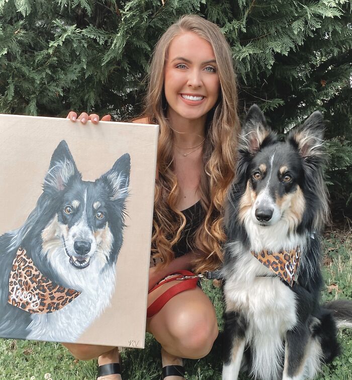 This Artist Paints Incredibly Detailed Pet Portraits That Owners Can Treasure Forever (33 Pics)