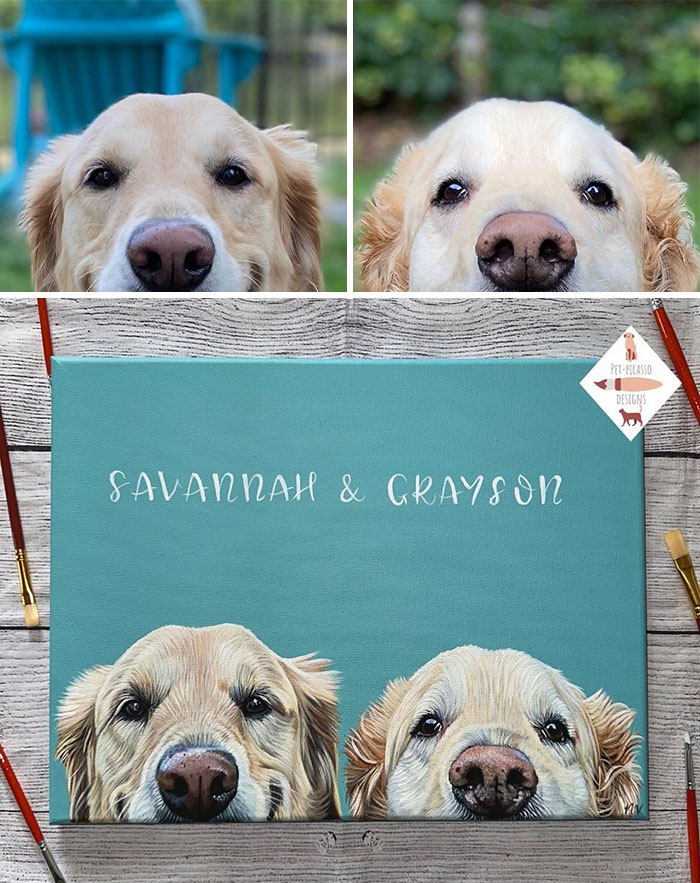 This Artist Paints Incredibly Detailed Pet Portraits That Owners Can Treasure Forever (33 Pics)