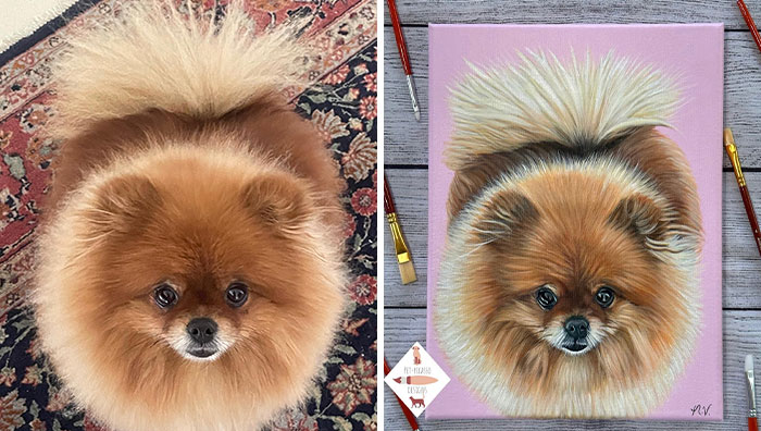 This Artist Paints Incredibly Detailed Pet Portraits That Owners Can Treasure Forever (33 Pics)