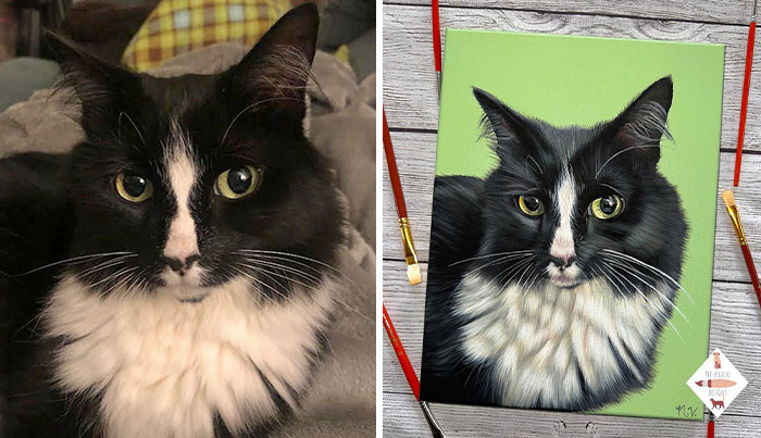 This Artist Paints Incredibly Detailed Pet Portraits That Owners Can Treasure Forever (33 Pics)