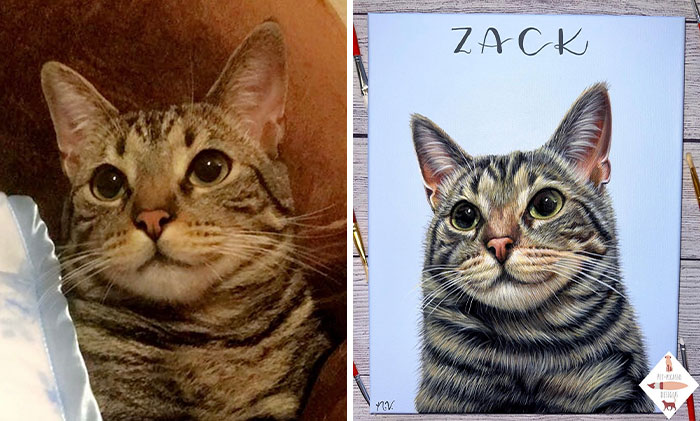 This Artist Paints Incredibly Detailed Pet Portraits That Owners Can Treasure Forever (33 Pics)