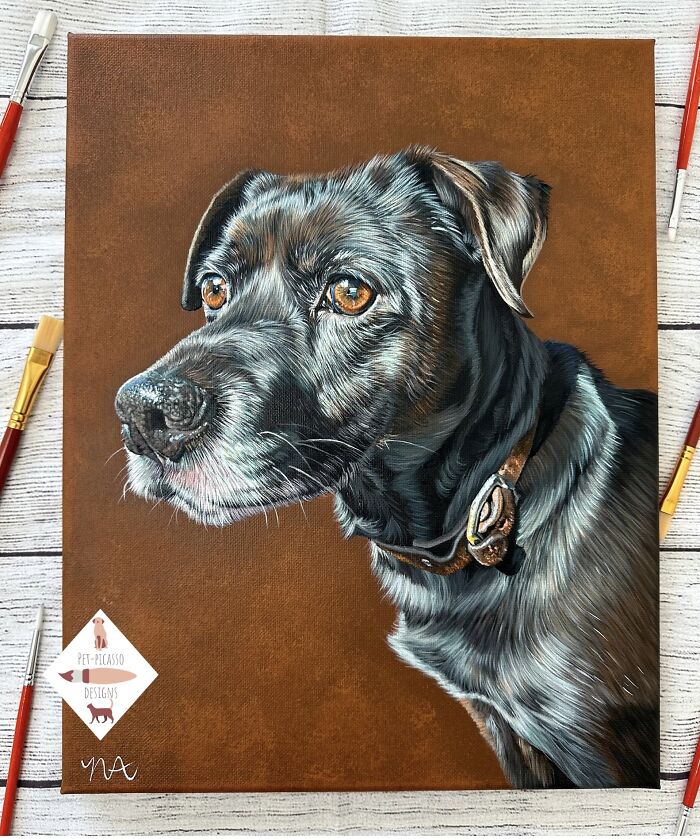 This Artist Paints Incredibly Detailed Pet Portraits That Owners Can Treasure Forever (33 Pics)