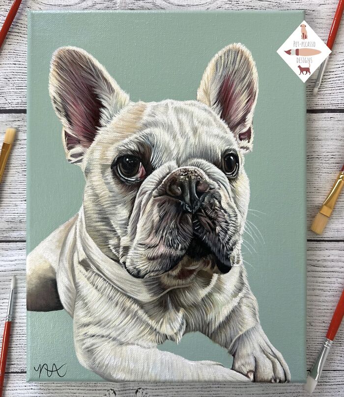 This Artist Paints Incredibly Detailed Pet Portraits That Owners Can Treasure Forever (33 Pics)