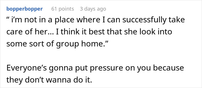Lady Finally Builds A Happy Life For Herself, Then Family Demands She Take In Her Schizophrenic Sister