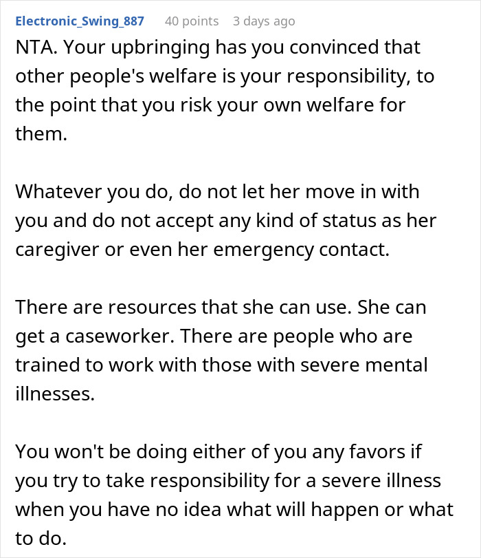 Lady Finally Builds A Happy Life For Herself, Then Family Demands She Take In Her Schizophrenic Sister