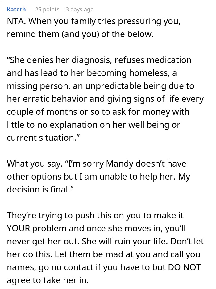 Lady Finally Builds A Happy Life For Herself, Then Family Demands She Take In Her Schizophrenic Sister