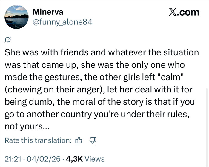 Single Gesture Could Land Tourist, 29, In Prison For Years Under Anti-Racism Laws