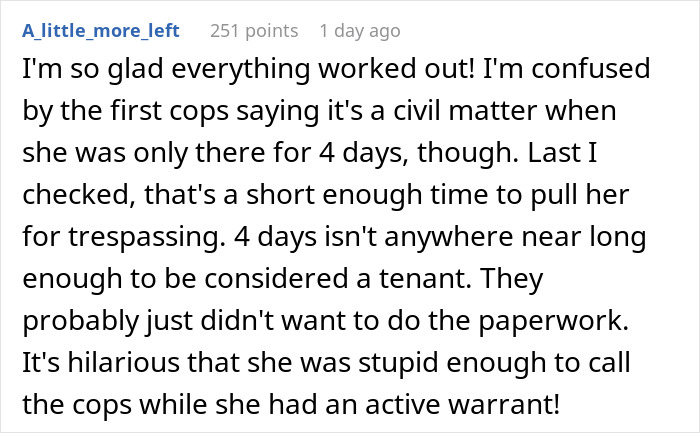 Man Comes Back Home To Friend&rsquo;s GF Living In His House, She Calls The Police When He Kicks Her Out