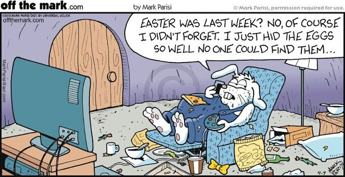 50 Hilarious Easter Comics By Mark Parisi That Reveal The Secret Drama Of Eggs
