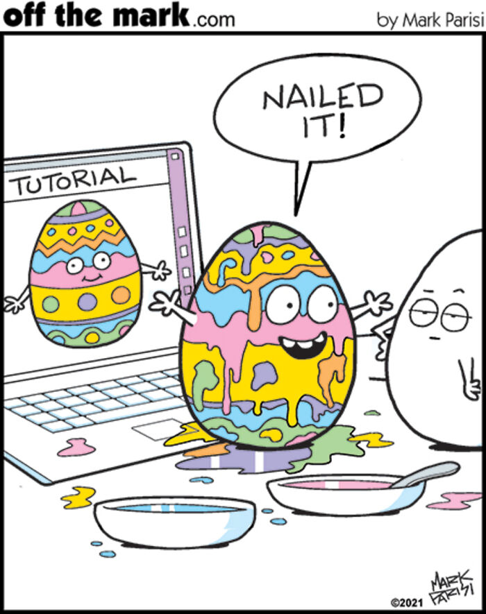50 Hilarious Easter Comics By Mark Parisi That Reveal The Secret Drama Of Eggs