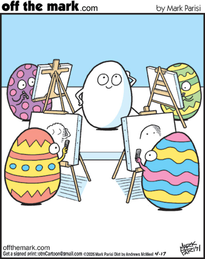 50 Hilarious Easter Comics By Mark Parisi That Reveal The Secret Drama Of Eggs