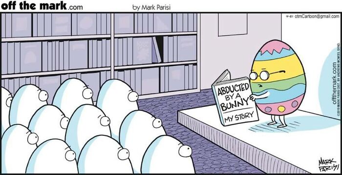 50 Hilarious Easter Comics By Mark Parisi That Reveal The Secret Drama Of Eggs