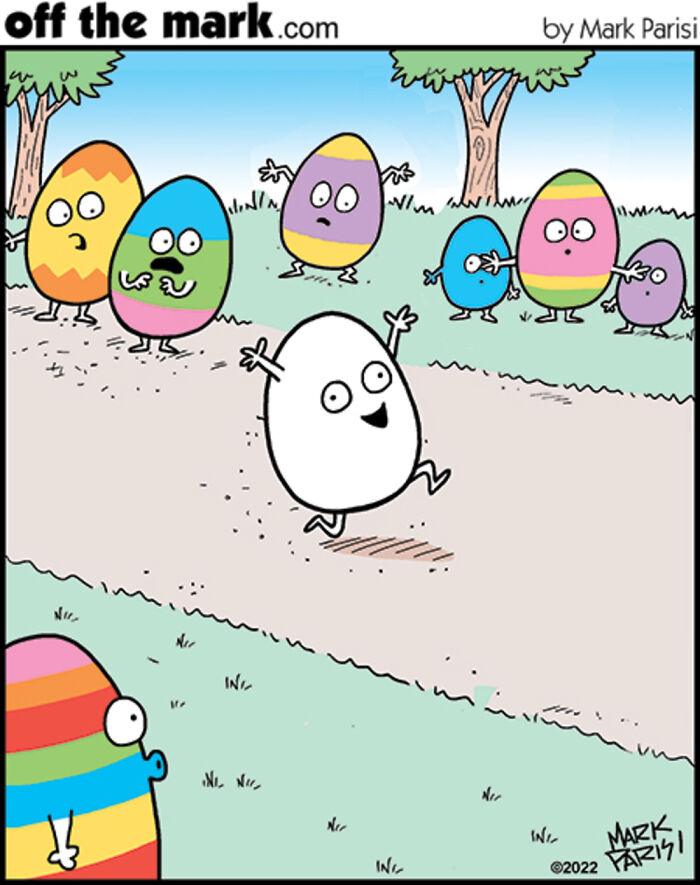 50 Hilarious Easter Comics By Mark Parisi That Reveal The Secret Drama Of Eggs