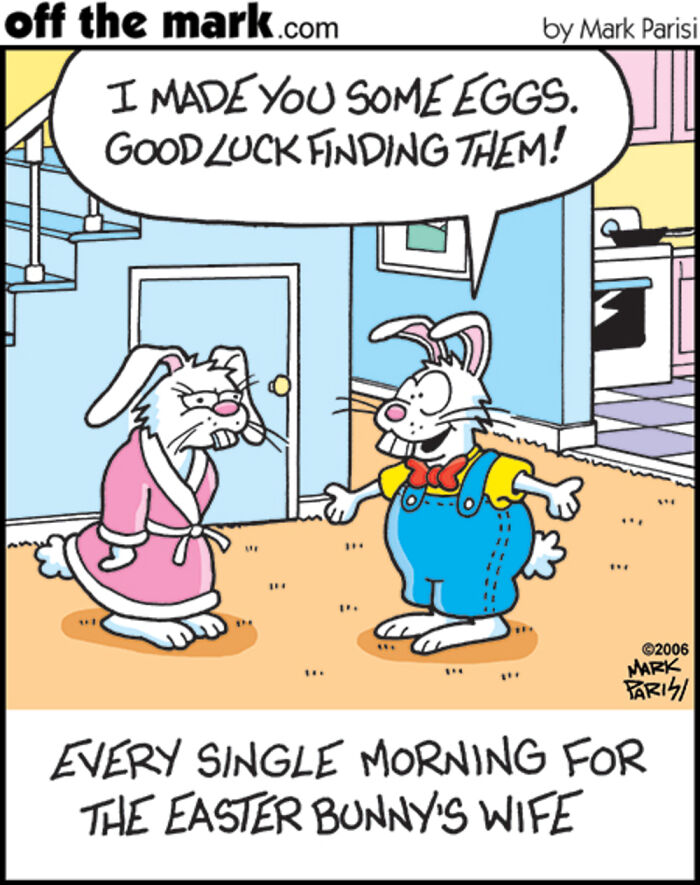 50 Hilarious Easter Comics By Mark Parisi That Reveal The Secret Drama Of Eggs