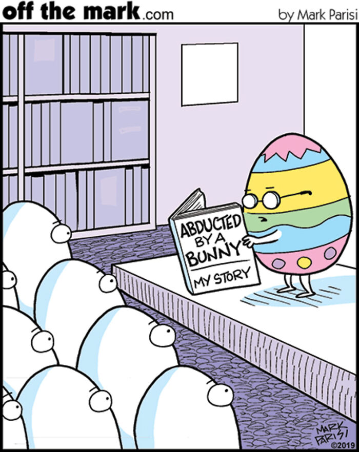 50 Hilarious Easter Comics By Mark Parisi That Reveal The Secret Drama Of Eggs
