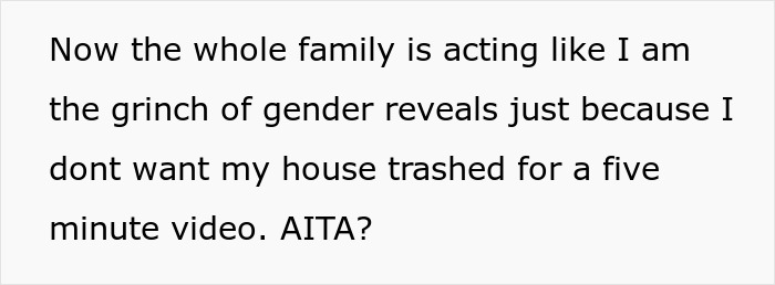 Woman Accused Of Ruining SIL&rsquo;s Pregnancy Experience By Refusing To Let Her Host A Party In Her New House