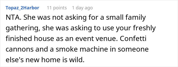 Woman Accused Of Ruining SIL&rsquo;s Pregnancy Experience By Refusing To Let Her Host A Party In Her New House