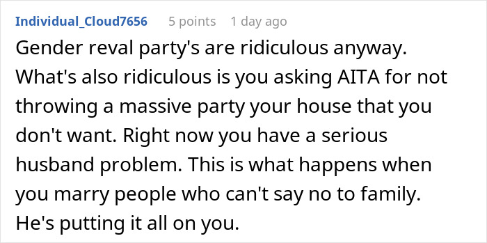 Woman Accused Of Ruining SIL&rsquo;s Pregnancy Experience By Refusing To Let Her Host A Party In Her New House