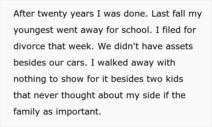 “Starting Over”: Man Divorces Wife Once Kids Move Out, And The Internet Has Opinions About It