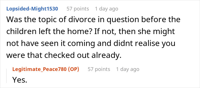 “Starting Over”: Man Divorces Wife Once Kids Move Out, And The Internet Has Opinions About It