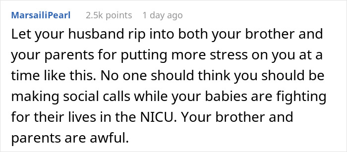 Bro Calls Sis Irresponsible For Years, Then Gets Offended She Doesn&rsquo;t Tell Him Her Kids Are At NICU