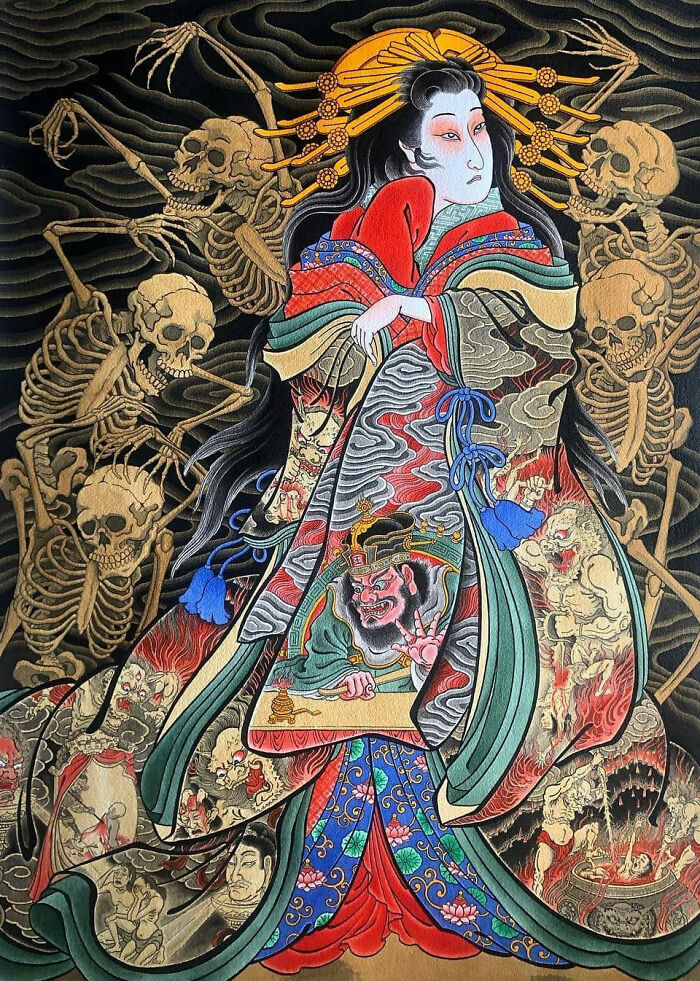 This Page Shared 62 Paintings By Tattoo Artists That Prove Their Talent Goes Far Beyond Skin