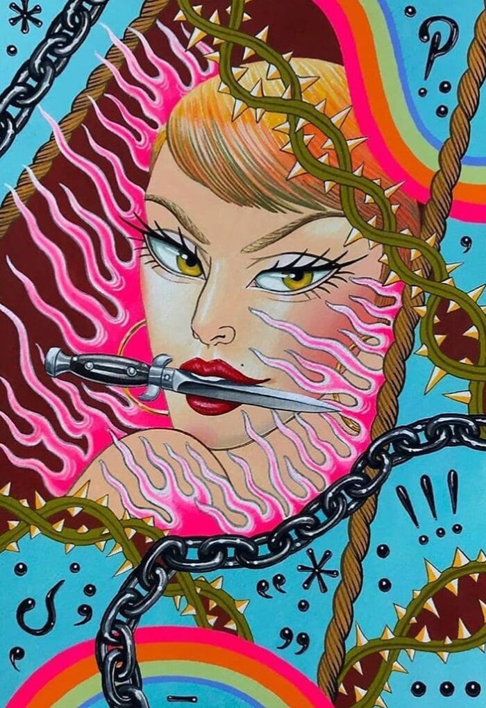 This Page Shared 62 Paintings By Tattoo Artists That Prove Their Talent Goes Far Beyond Skin