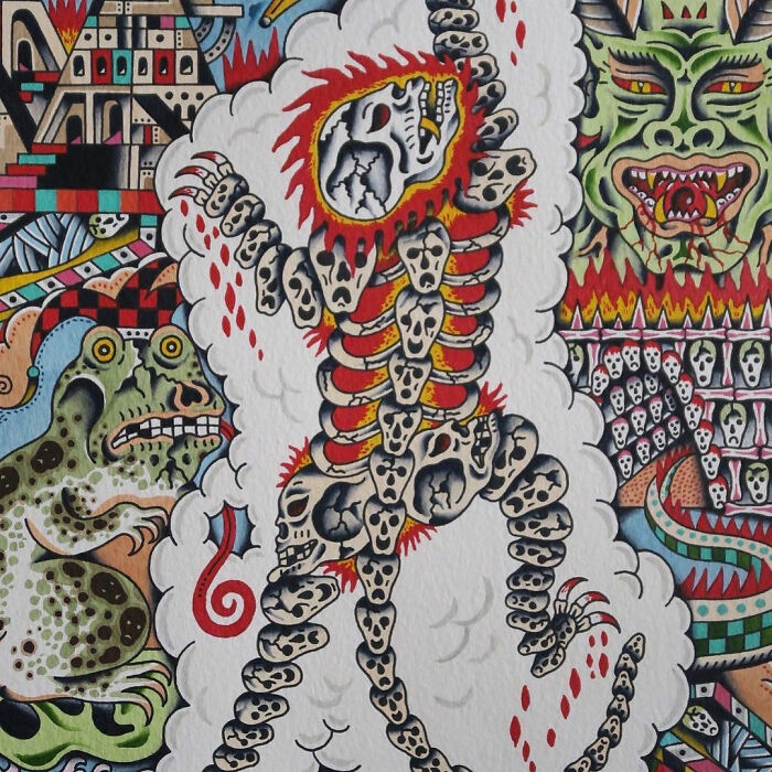 This Page Shared 62 Paintings By Tattoo Artists That Prove Their Talent Goes Far Beyond Skin