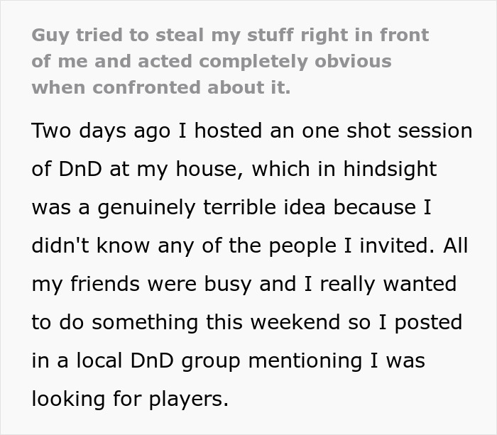 DnD Guest Gets Busted Stealing Manga And Figurines, Keeps Chatting Like He Didn’t Just Get Caught