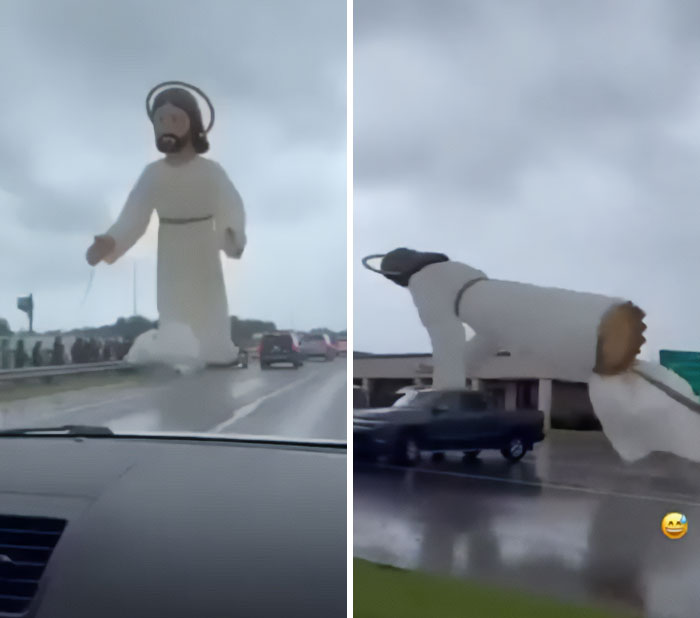 Jesus Christ Inflatable Doll Unleashes Chaos Before Easter: “Did Not Expect His Return To Go Down Like This”