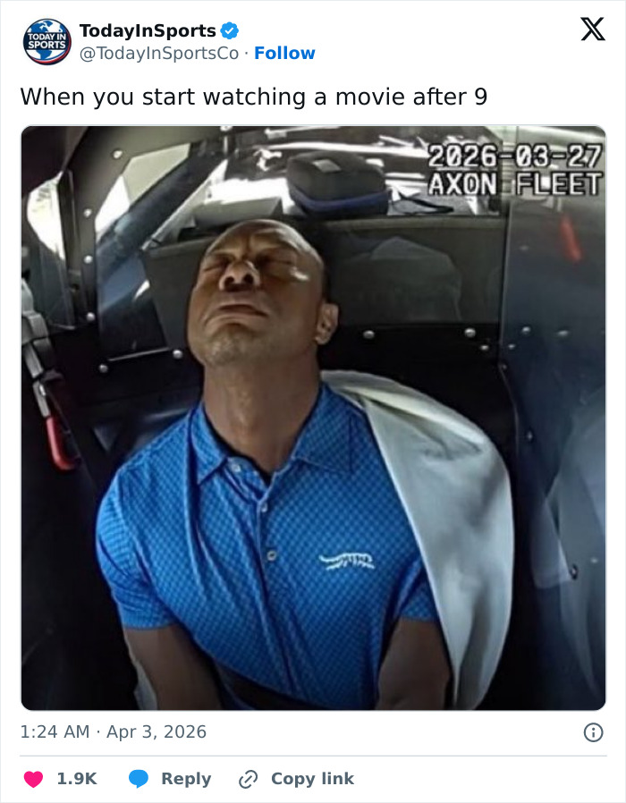 Footage Of Tiger Woods Arrest Was Released, Here Are The Most Hilarious Responses To It
