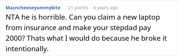 Stepdad Threatens To Break Her Phone Next After Destroying Laptop, Teen Considers Calling Police