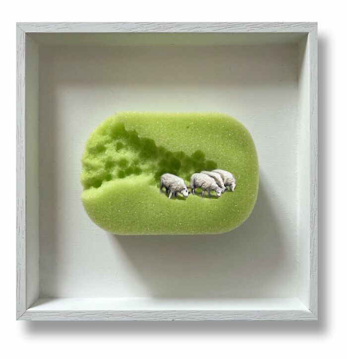 66 Mind-Bending Artworks By Golsa Golchini That Turn Everyday Objects Into Tiny Worlds