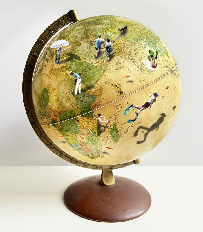 66 Mind-Bending Artworks By Golsa Golchini That Turn Everyday Objects Into Tiny Worlds