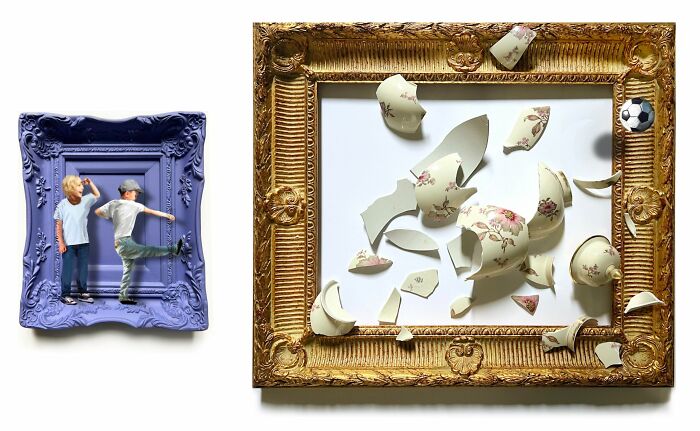 66 Mind-Bending Artworks By Golsa Golchini That Turn Everyday Objects Into Tiny Worlds