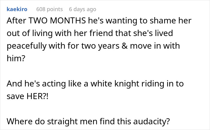 BF Insults GF For Living With Gay Bestie, She Learns It’s His Ticket Out Of His Parents&rsquo; House