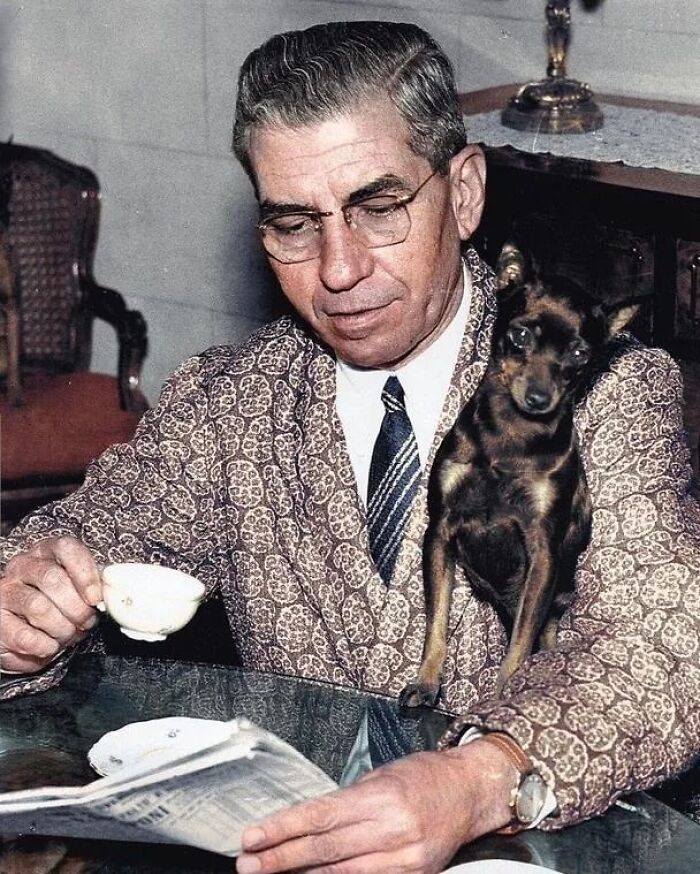 45 Photos From The Past That Reflect The Enduring Relationship Between Dogs And Humans Shared By This Community