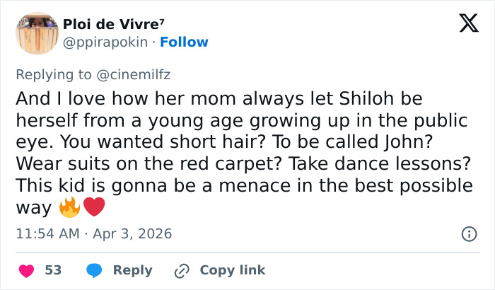 Shiloh Jolie Features In First Music Video, Fans Point Out She’s Her Mom’s Twin