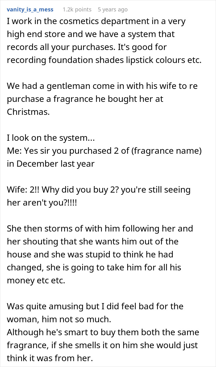 Employee Accidentally Reveals To A Customer&rsquo;s Wife That He Has A Mistress, Chaos Ensues