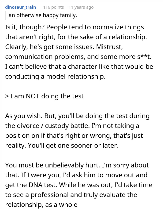 Man Immediately Gets A Secret Paternity Test For Newborn Baby, Then Tests Wife By Asking For One