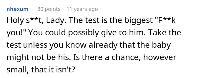Man Immediately Gets A Secret Paternity Test For Newborn Baby, Then Tests Wife By Asking For One