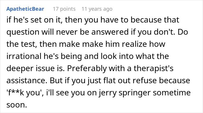 Man Immediately Gets A Secret Paternity Test For Newborn Baby, Then Tests Wife By Asking For One