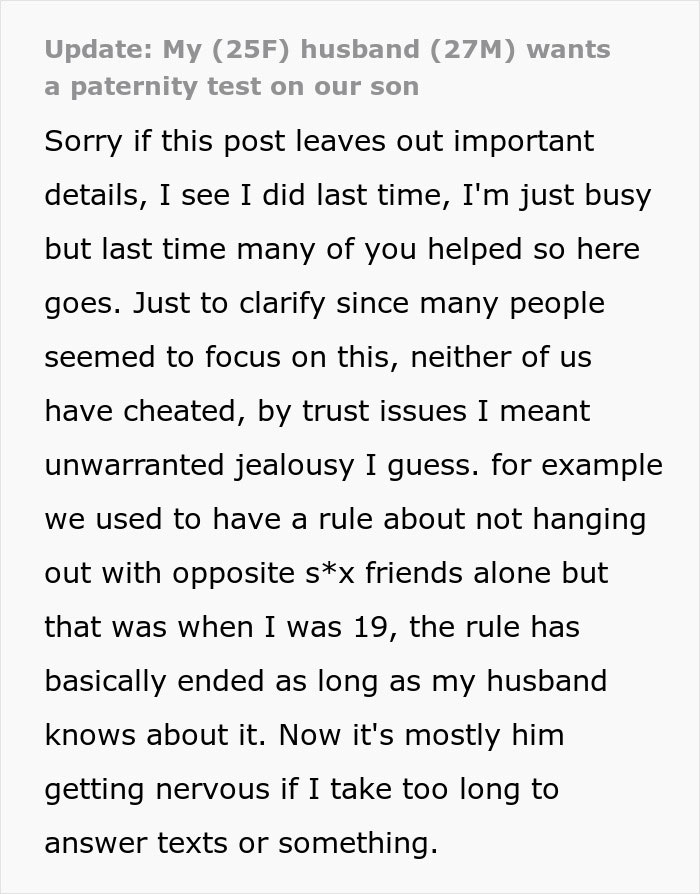 Man Immediately Gets A Secret Paternity Test For Newborn Baby, Then Tests Wife By Asking For One