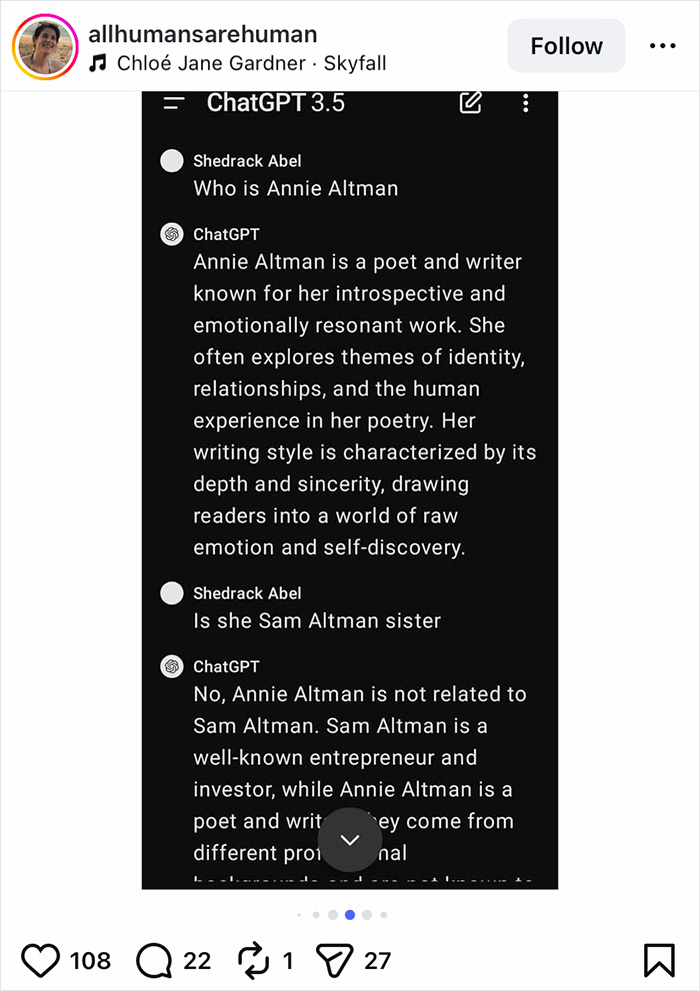 OpenAI CEO Sam Altman Hit With Refiled Lawsuit Over Horrific Allegations From Sister Annie