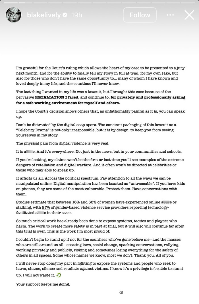 “She Lost Her Dragon”: Blake Lively’s Scathing Lawsuit Statement Sends Fans Into Frenzy